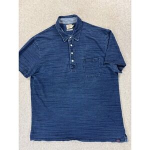 Faherty Blue Polo Shirt